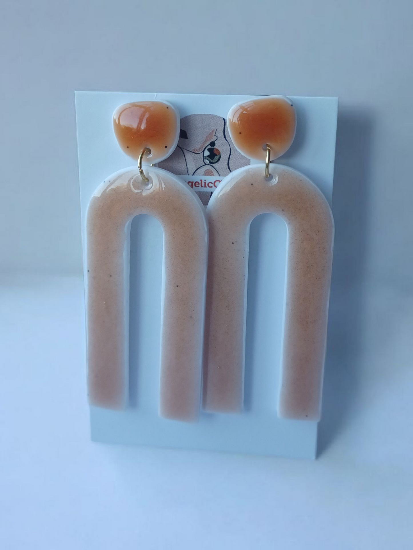 Irish Artisan Polymer Clay Earrings | Resin Finish | Sensitive Ear Friendly