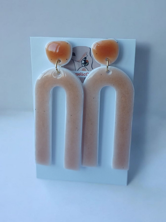 Irish Artisan Polymer Clay Earrings | Resin Finish | Sensitive Ear Friendly