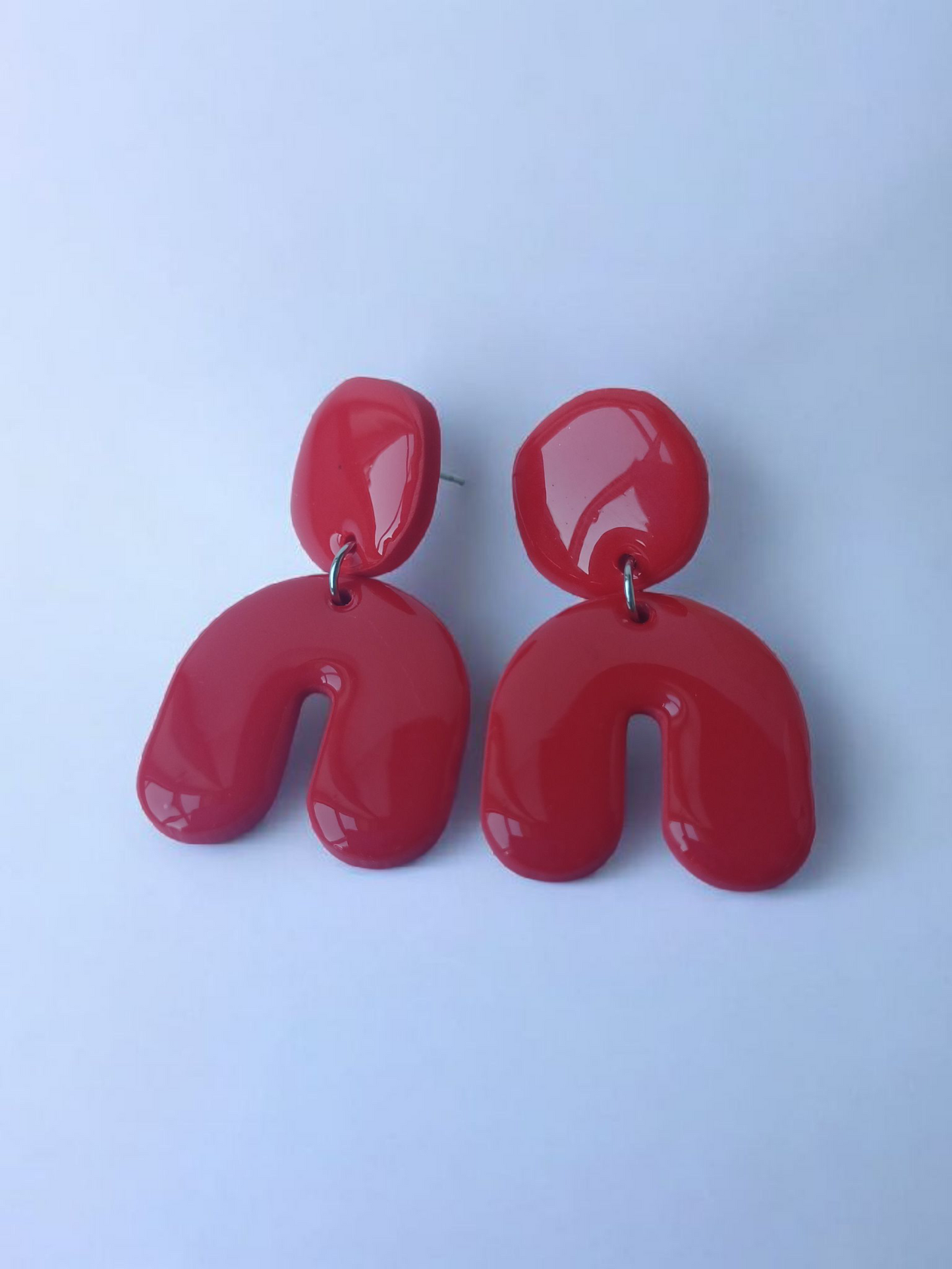 Unique Polymer Clay Earrings | Resin Coated | Hypoallergenic | Irish Craft