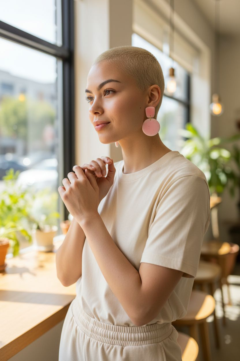 Lightweight Statement Clay Earrings | Resin Shine | Hypoallergenic Metals